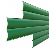 Металлосайдинг бревно «Зеленая Мята» (RAL-6029)