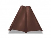  Металлосайдинг евробрус «Шоколадно-коричневый» (RAL-8017)