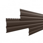 Металлосайдинг «Темно-коричневый» (RAL-RR32)